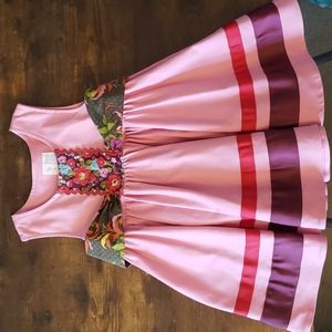 Matilda Jane Calypso Dress - Paint by Numbers 2013 Girls size 4 pink